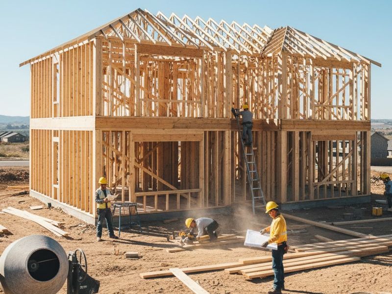 La construcción de viviendas unifamiliares en Valencia